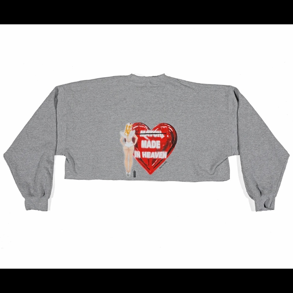 BOYS LIE   Made in Heaven Crop Sweatshirt SET - Picture 3 of 4